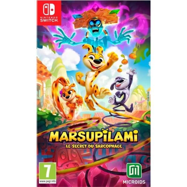 Videopeli - MICROIDS - Marsupilami: Sarkofagin salaisuus - Seikkailu - Nintendo Switch - PEGI 7+