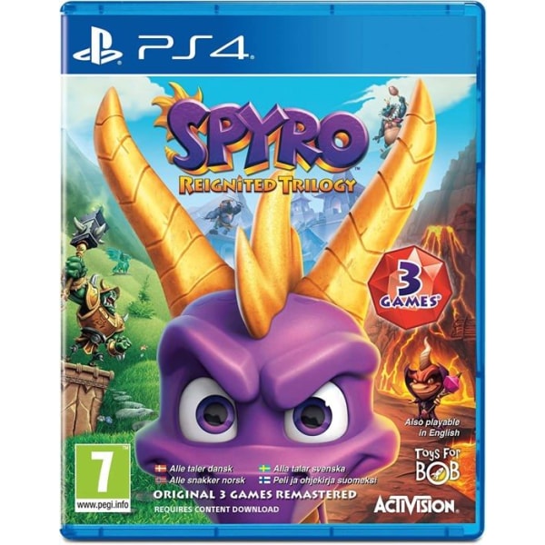 Playstation 4 Activision-spel - 88237SC - Spyro Reignited Trilogy PS4