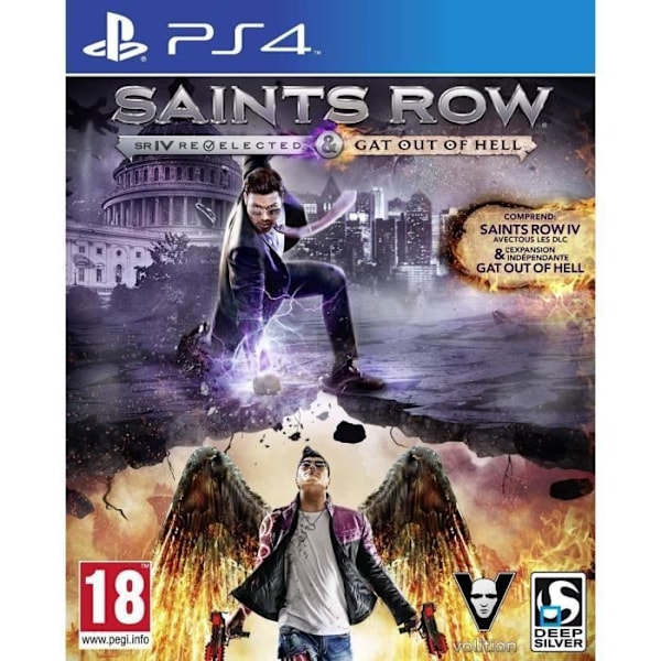 Saints Row 4 omvald och Gat Out of Hell /PS4