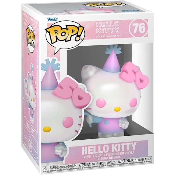 Figurine Funko Pop! - Hello Kitty 50 år - Hello Kitty med Balloner