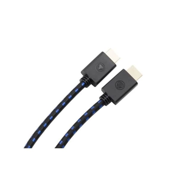 HDMI-kabel - SNAKEBYTE - Pro 4K - 3 meter - Sort/Blå - Kompatibel med PS4 Sort/blå