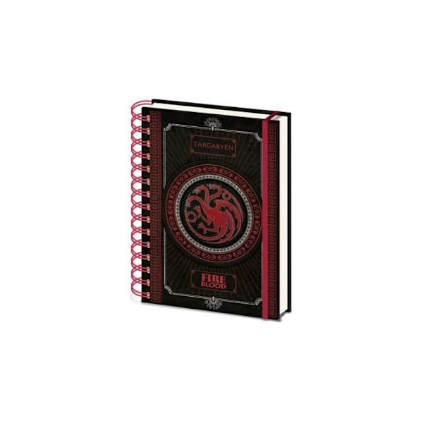 Spiral blok - Pyramid International - Game of Thrones - A5 - Wiro Targaryen - Sort