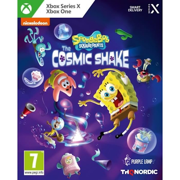 VideopelitXbox-sarja X-SpongeBob The Cosmic Shake XBOX-SARJA