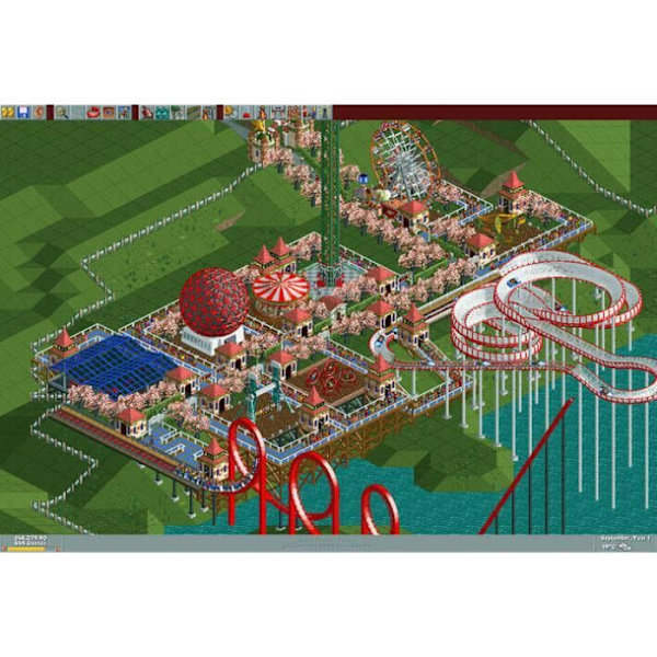 Rollercoaster Tycoon Adventures Deluxe - Spil - PS5 - Simulering - Boxed - Cartridge Vit