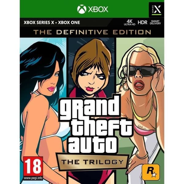 Videospil - ROCKSTAR - GRAND THEFT AUTO: THE TRILOGY - THE DEFINITIVE EDITION - Blu‑Ray - Multi‑platform - PEGI 18+