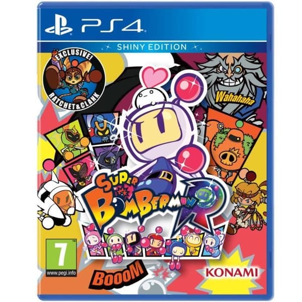 Super Bomberman R: Shiny Edition PS4-spel Vit