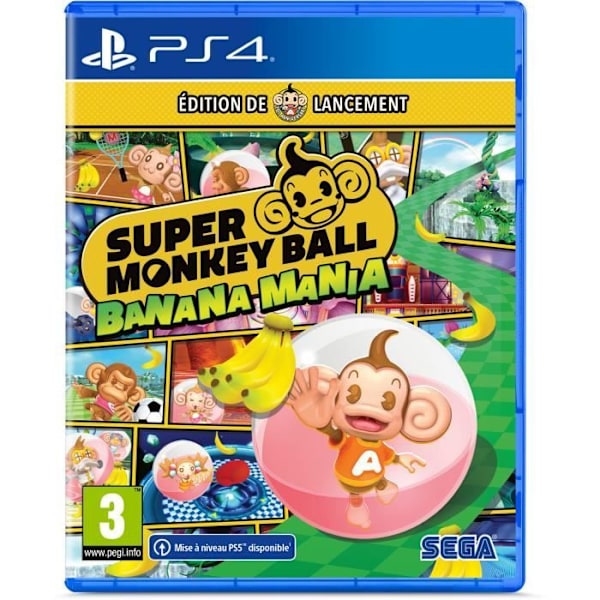 Super Monkey Ball: Banana Mania - Launch Edition PS4 Game - PS5-päivitys saatavilla