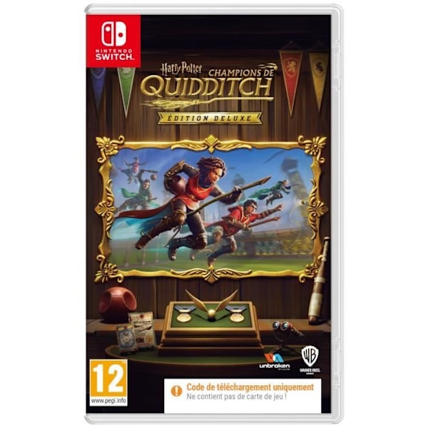 Harry Potter: Quidditch Champions - Nintendo Switch spil (kode i æske)