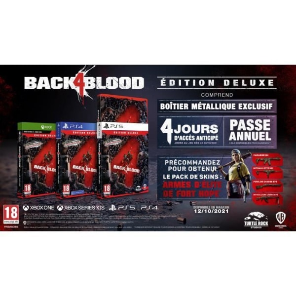 Back 4 Blood - Deluxe Edition - Xbox One &amp; Xbox Series X-spel