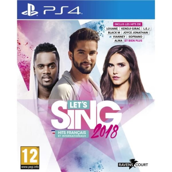 Let's Sing 2018 franska och internationella hits PS4-spel