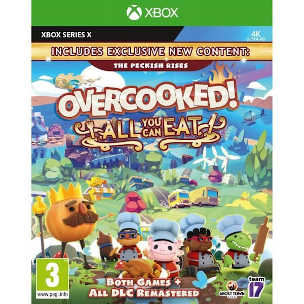 Överkokt allt du kan äta Xbox One & Xbox Series X Game Vit