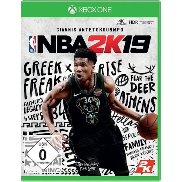 Videospil - Take-Two Interactive - NBA 2K19 - Xbox One - Multi Sprog - USK 0 - Sort