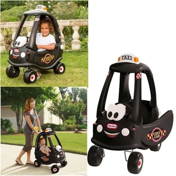 Minibil - Little Tikes - Cozy Coupe - Sort taxa - Komfortabel - Udendørs brug Svart