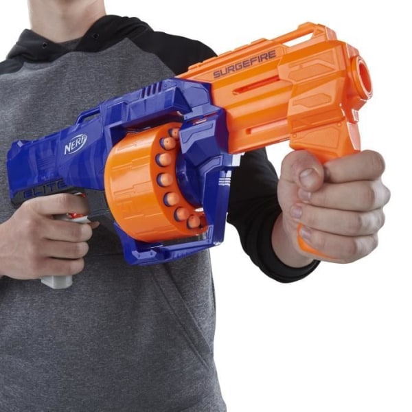 NERF - Elite Surgefire - Virallinen 15 tikkapistooli Surgefire