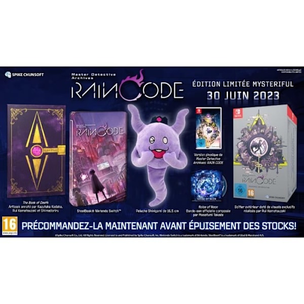 Master Detective Archives: RAIN CODE - "Mysteriful" Limited Edition • Nintendo Switch Game