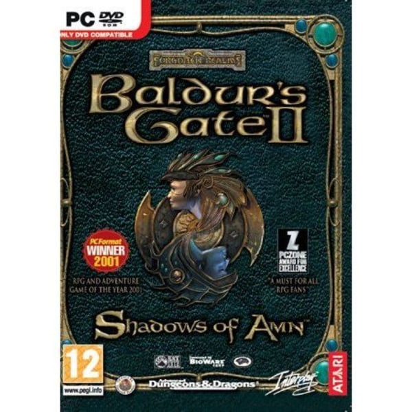 Baldur's Gate 2: Shadows of Amn PC DVD