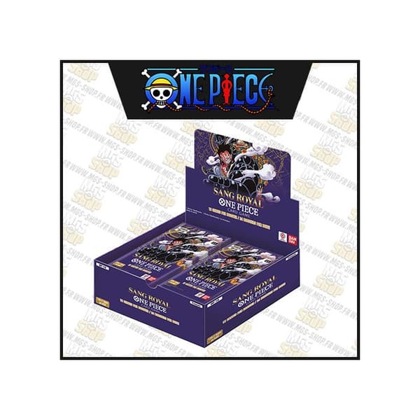 "Æske med 24 Boosters - ASMODEE - Display One Piece OP10 Sang Royal DK"