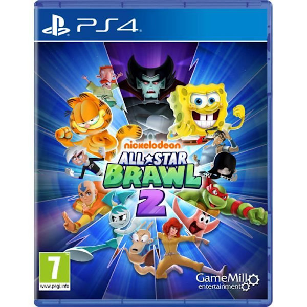 Taistelupeli - Nickelodeon - All-Star Brawl 2 - PS4 - 1-4 pelaajaa - Roguelike-kampanja