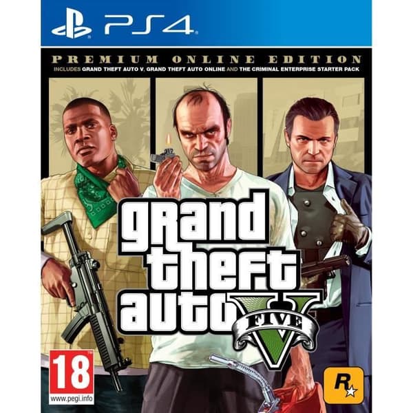 GTA V: PREMIUM UDGAVE Spil PS4
