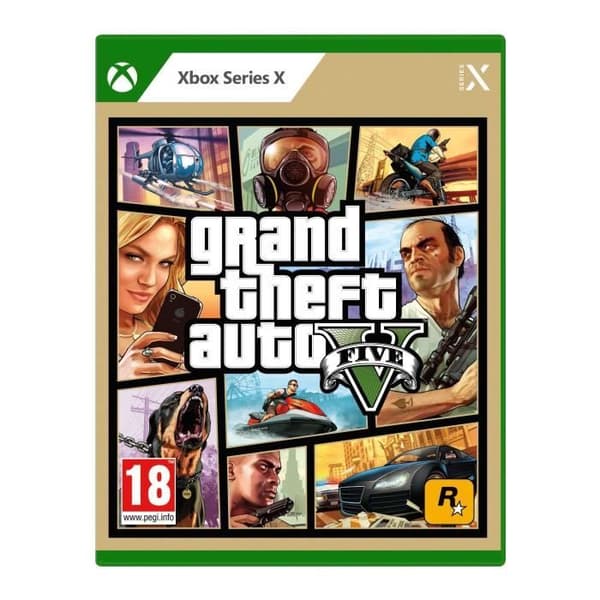 Videospil - ROCKSTAR - GRAND THEFT AUTO V - Action - Online-tilstand - PEGI 18+