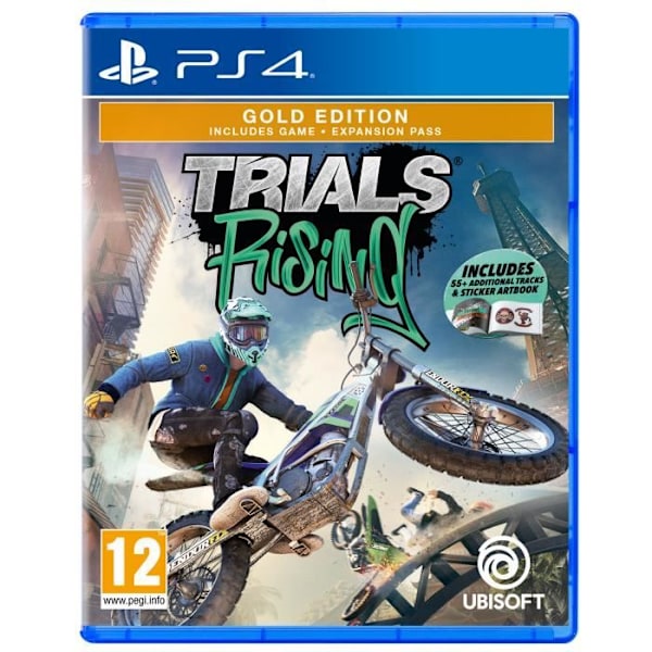 Videopeli - Ubisoft - Trials Rising Gold Edition - PS4 - Moottoripyörä - Alusta - Kilpailukykyinen