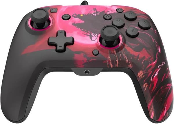 Spilcontroller - PDP - Rematch Zelda (Ganon) - Kablet - Rosa - Nintendo Switch Rosa