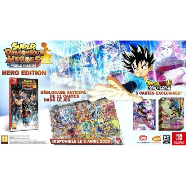 Super Dragon Ball Heroes: World Mission Spil Switch Vit