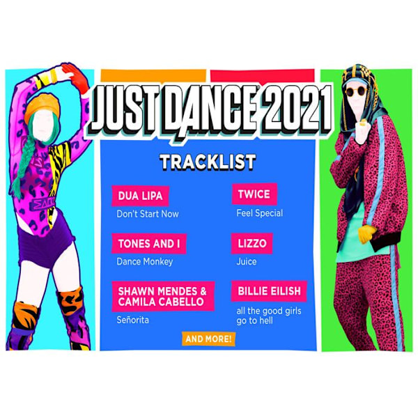 Dance Game - Ubisoft - JUST DANCE 2021 - PS5 - Multiplayer up to 6 - PEGI 3+