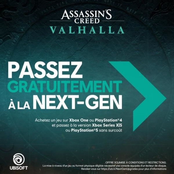 Assassin's Creed Valhalla Standard Edition-spel Xbox Series X - xbox one Vit
