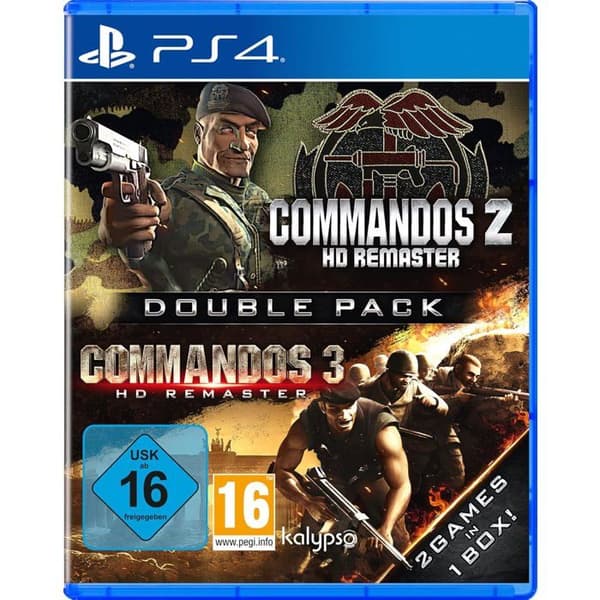 Videospil - KALYPSO - Commandos 2 & 3 HD Remaster Double Pack - Remasteret - PS4 - Forbedret grafik