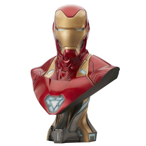 Buste i resin - DIAMOND SELECT - Iron Man MK50 - Rød - Marvel - Begrænset udgave