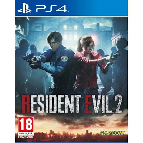 Videopeli - Capcom - Resident Evil 2 - PS4 - Remake - Toiminta - 1 pelaaja