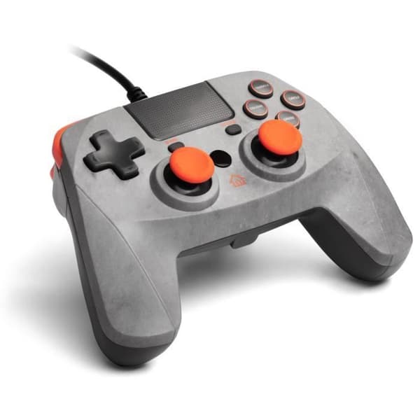 Gamepad - SNAKEBYTE - 4S Rock Controller - Kablede - Vibration - Grå Grå