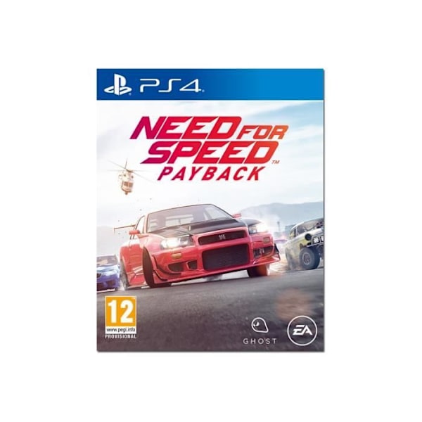 Videopeli - Electronic Arts - Need for Speed Payback - PS4 - Kilpailu - 1 pelaaja