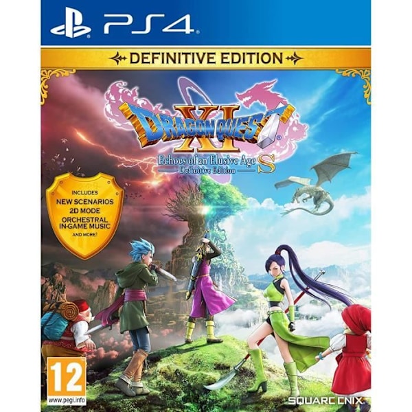 Roolipeli - Dragon Quest - Dragon Quest XI S - Ultimate Edition - PS4 - 2D/3D