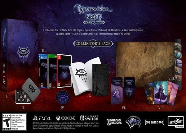 Spel PS4 - Neverwinter Nights Samlarutgåvan - Importversion - Spelbar på Franska - Samlarutgåvan
