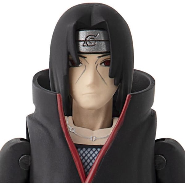 Anime Heroes -hahmo 17 cm - Itachi Uchiha - BANDAI - Naruto Shippuden Svart