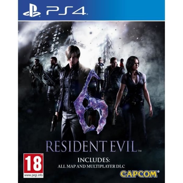 Videopeli - Capcom - Resident Evil 6 Remastered - PS4 - 1-2 pelaajaa - Toiminta