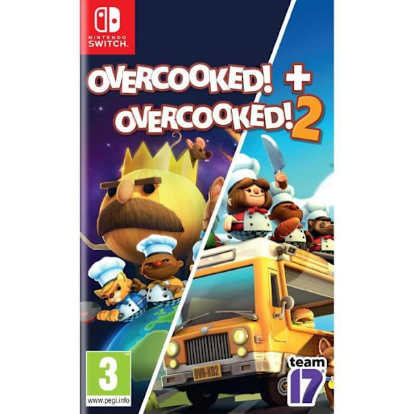 Overcooked! + Overcooked! 2 Nintendo Switch -peli Vit