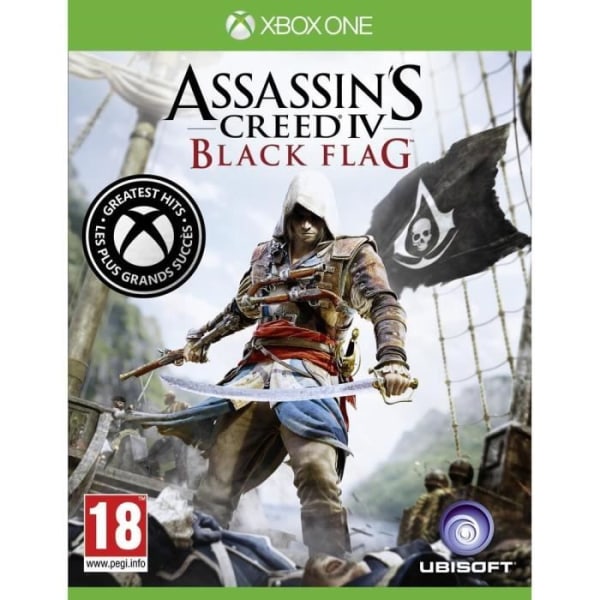 Assassins Creed 4 Black Flag Greatest Hits 2 Xbox One-spel Vit