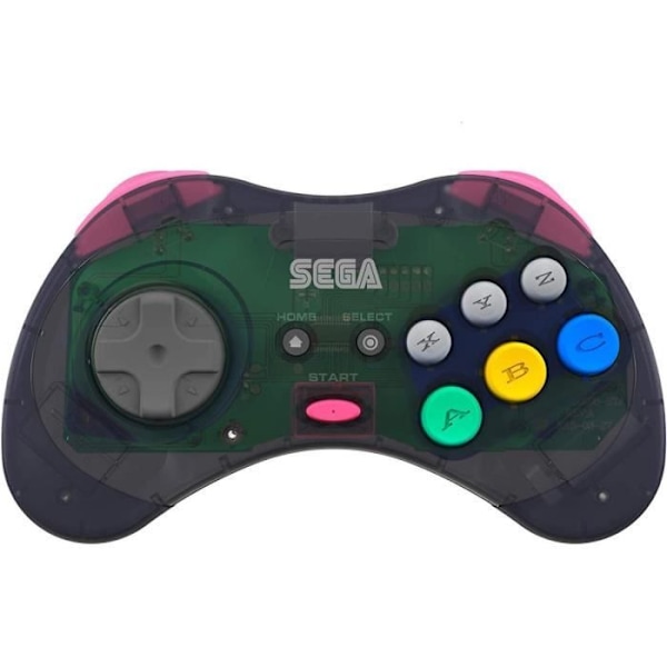 Spilkontrol - Retrobit - Sega Saturn - 8 knapper - Bluetooth - Kompatibel med Switch/PC/Mac Grå