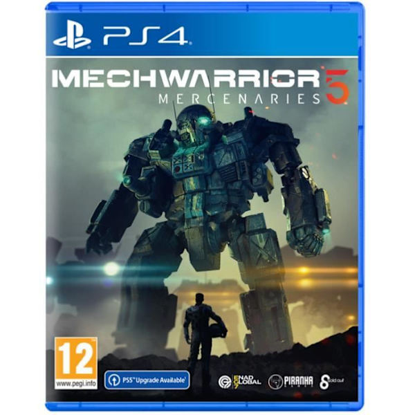 Spel - MechWarrior 5 Mercenaries - PS4 - I låda - Action - 4 spelare Vit