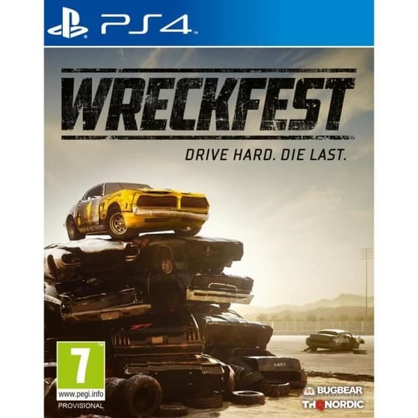Wreckfest PS4 peli Hvid