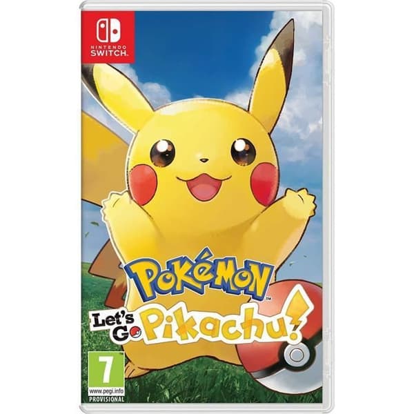 Videopeli - Pokémon - Let's Go, Pikachu! - Nintendo Switch - 2 pelaajaa - Arkaadi - 7+