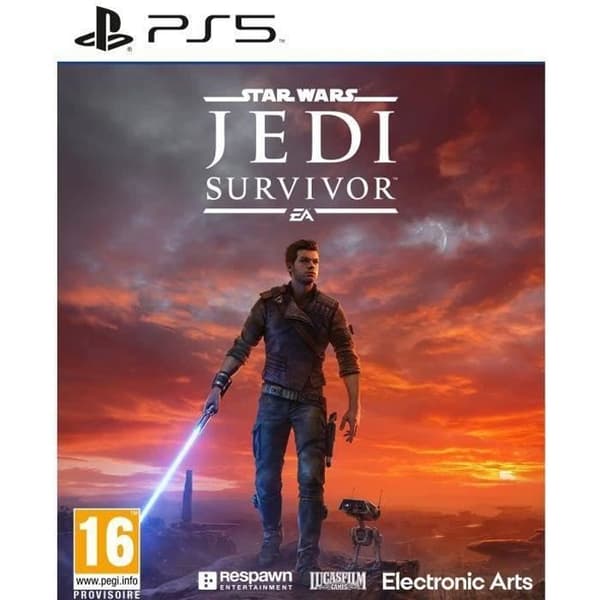 PS5 Spil - STAR WARS - JEDI: SURVIVOR - Eventyr - Blu-Ray - Import version FR