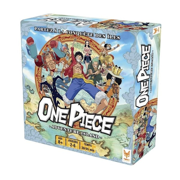 One Piece strategibrætspil - TOPI-SPIL - 90 brikker - 2 spiltilstande - Haki-kort Grå