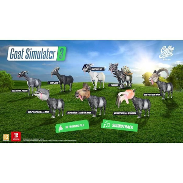 Videospil - Goat Simulator 3 - Nintendo Switch - PEGI 12+ - Simulation - Cartridge