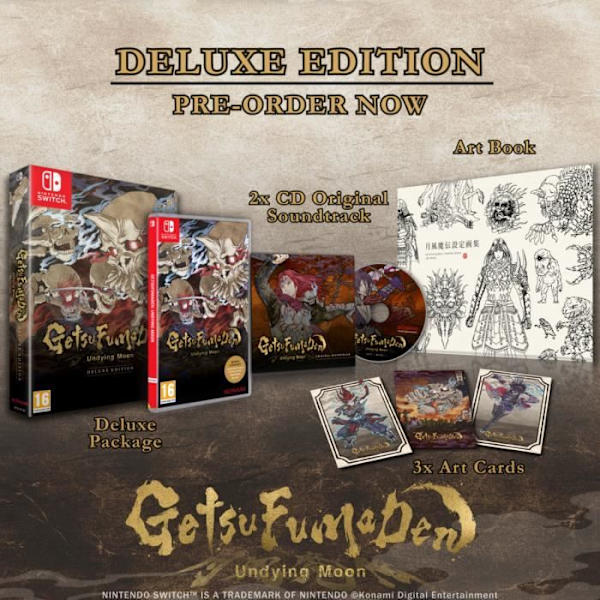 Videospil - KONAMI - GETSUFUMADEN: UNDYING MOON - DELUXE EDITION - Action - 1 Spiller - PEGI 18+