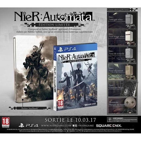 Nier Automata Day One Edition PS4-spel Vit
