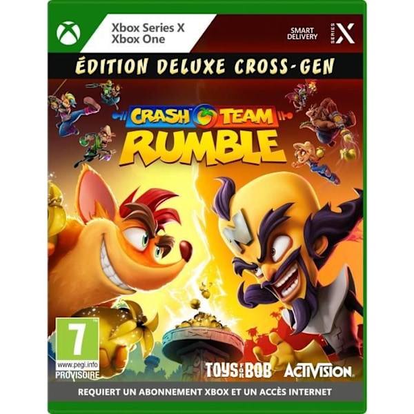 Crash Team Rumble - Deluxe Edition - Xbox One ja Xbox-sarja Vit